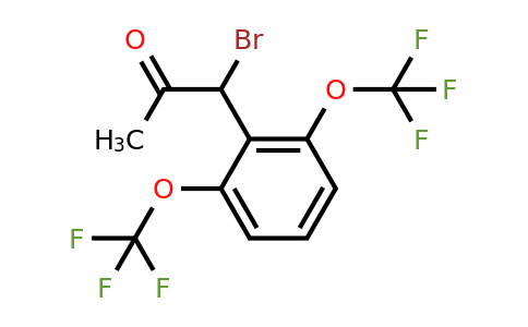 1803861-30-4 | 1-(2,6-Bis(trifluoromethoxy)phenyl)-1-bromopropan-2-one