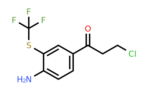 1803861-45-1 | 1-(4-Amino-3-(trifluoromethylthio)phenyl)-3-chloropropan-1-one