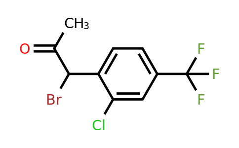 1803865-09-9 | 1-Bromo-1-(2-chloro-4-(trifluoromethyl)phenyl)propan-2-one