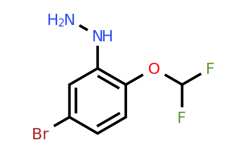1803865-47-5 | 1-(5-Bromo-2-(difluoromethoxy)phenyl)hydrazine