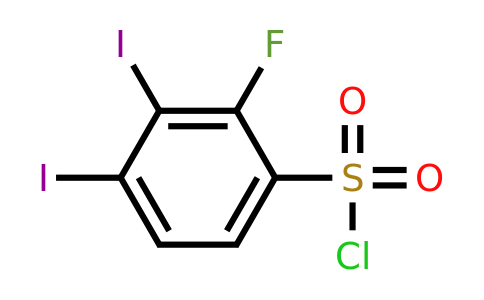 1803865-55-5 | 3,4-Diiodo-2-fluorobenzenesulfonylchloride