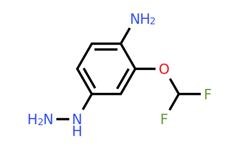 1803865-67-9 | 2-(Difluoromethoxy)-4-hydrazinylaniline