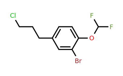 1803865-92-0 | 2-Bromo-4-(3-chloropropyl)(difluoromethoxy)benzene