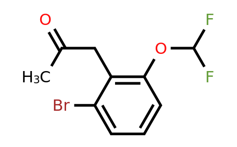 1803866-12-7 | 1-(2-Bromo-6-(difluoromethoxy)phenyl)propan-2-one
