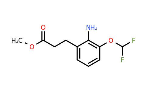 1803866-14-9 | Methyl 3-(2-amino-3-(difluoromethoxy)phenyl)propanoate