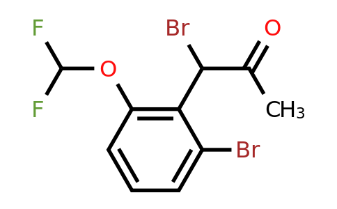 1803866-32-1 | 1-Bromo-1-(2-bromo-6-(difluoromethoxy)phenyl)propan-2-one