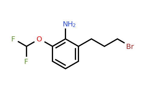 1803866-38-7 | 2-(3-Bromopropyl)-6-(difluoromethoxy)aniline