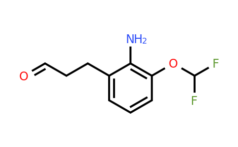 1803866-43-4 | 3-(2-Amino-3-(difluoromethoxy)phenyl)propanal