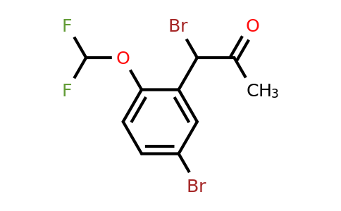1803866-51-4 | 1-Bromo-1-(5-bromo-2-(difluoromethoxy)phenyl)propan-2-one