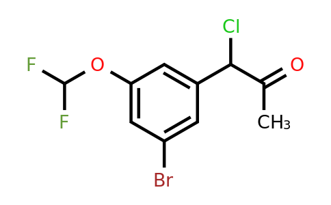 1803866-61-6 | 1-(3-Bromo-5-(difluoromethoxy)phenyl)-1-chloropropan-2-one