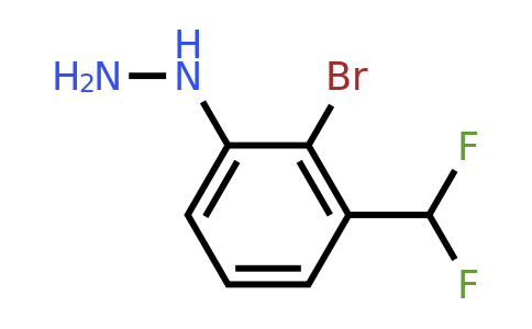 1803866-77-4 | 1-(2-Bromo-3-(difluoromethyl)phenyl)hydrazine