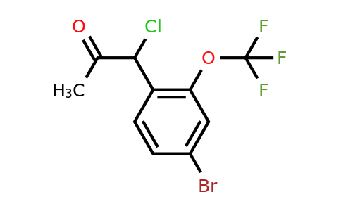 1803866-95-6 | 1-(4-Bromo-2-(trifluoromethoxy)phenyl)-1-chloropropan-2-one