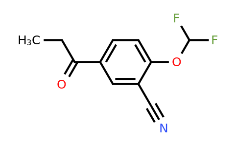 1803866-97-8 | 2-(Difluoromethoxy)-5-propionylbenzonitrile