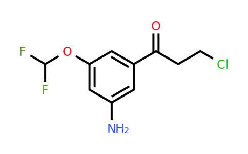 1803867-04-0 | 1-(3-Amino-5-(difluoromethoxy)phenyl)-3-chloropropan-1-one