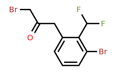 1803867-28-8 | 1-Bromo-3-(3-bromo-2-(difluoromethyl)phenyl)propan-2-one
