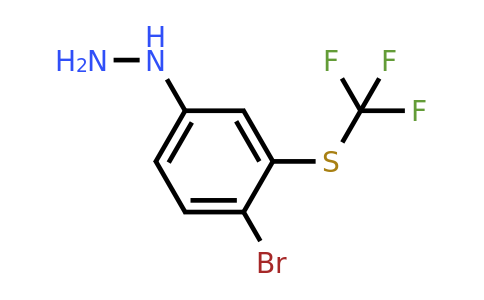1803867-36-8 | 1-(4-Bromo-3-(trifluoromethylthio)phenyl)hydrazine