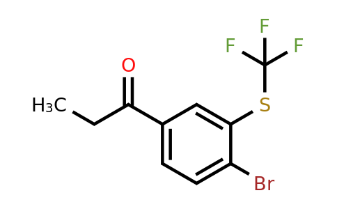 1803867-53-9 | 1-(4-Bromo-3-(trifluoromethylthio)phenyl)propan-1-one