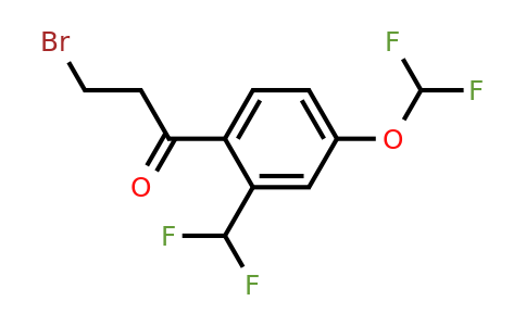 1803867-56-2 | 3-Bromo-1-(4-(difluoromethoxy)-2-(difluoromethyl)phenyl)propan-1-one