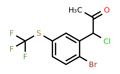 1803868-09-8 | 1-(2-Bromo-5-(trifluoromethylthio)phenyl)-1-chloropropan-2-one