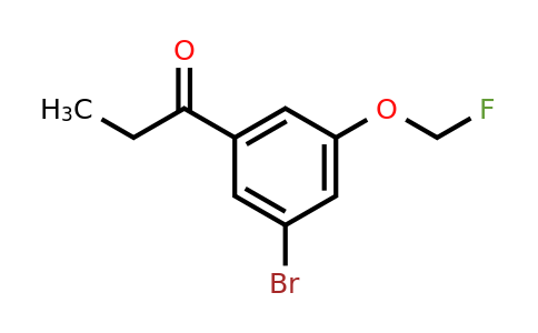 1803868-12-3 | 1-(3-Bromo-5-(fluoromethoxy)phenyl)propan-1-one