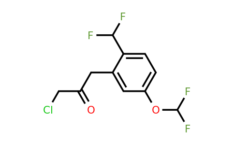 1803868-37-2 | 3-Chloro-1-(5-(difluoromethoxy)-2-(difluoromethyl)phenyl)propan-2-one