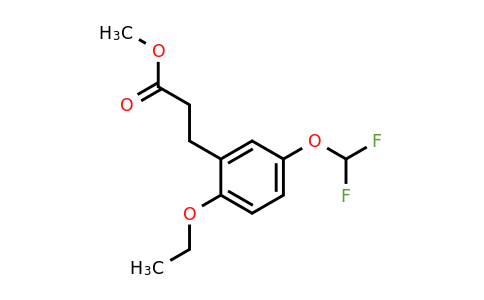 1803868-58-7 | Methyl 5-(difluoromethoxy)-2-ethoxyphenylpropanoate