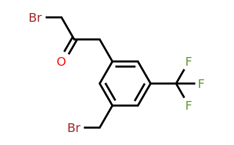1803869-39-7 | 1-Bromo-3-(3-(bromomethyl)-5-(trifluoromethyl)phenyl)propan-2-one