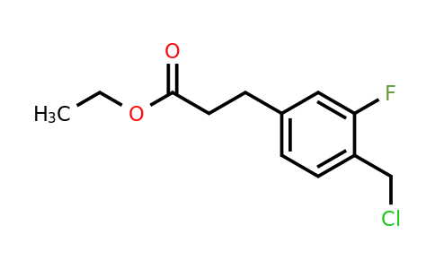 1803869-95-5 | Ethyl 4-(chloromethyl)-3-fluorophenylpropanoate