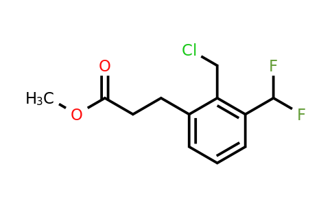 1803871-79-5 | Methyl 3-(2-(chloromethyl)-3-(difluoromethyl)phenyl)propanoate