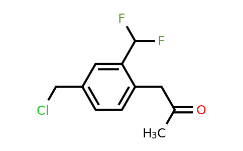 1803872-75-4 | 1-(4-(Chloromethyl)-2-(difluoromethyl)phenyl)propan-2-one