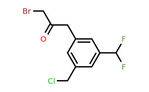 1803872-98-1 | 3-Bromo-1-(3-(chloromethyl)-5-(difluoromethyl)phenyl)propan-2-one