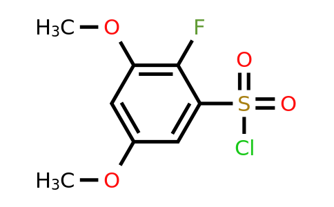 1803873-36-0 | 3,5-Dimethoxy-2-fluorobenzenesulfonylchloride