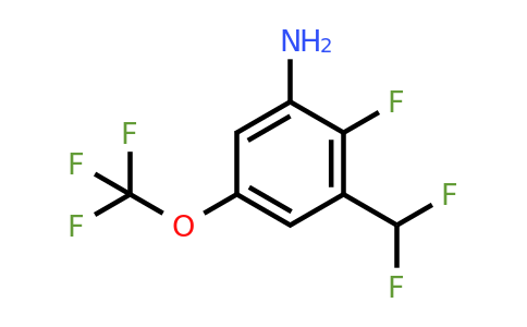 1803873-81-5 | 3-Difluoromethyl-2-fluoro-5-(trifluoromethoxy)aniline