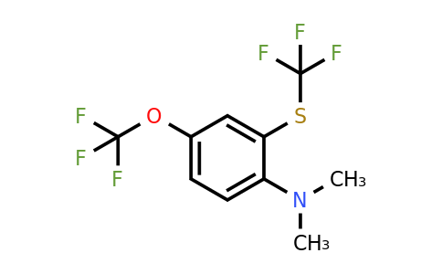 1803878-12-7 | 1-Dimethylamino-4-trifluoromethoxy-2-(trifluoromethylthio)benzene