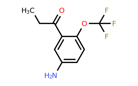 1803878-34-3 | 1-(5-Amino-2-(trifluoromethoxy)phenyl)propan-1-one