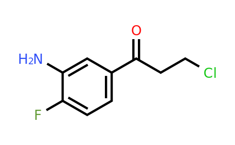 1803878-70-7 | 1-(3-Amino-4-fluorophenyl)-3-chloropropan-1-one