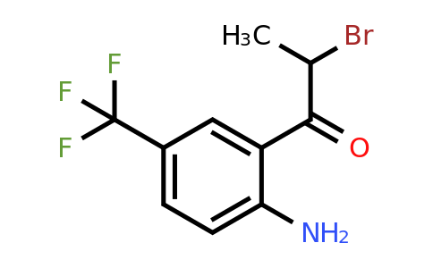 1803878-86-5 | 1-(2-Amino-5-(trifluoromethyl)phenyl)-2-bromopropan-1-one