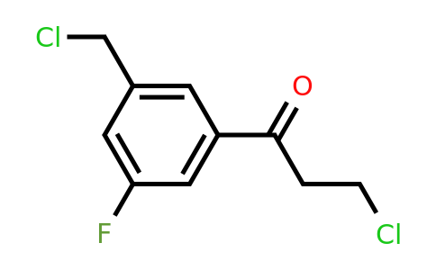 1803878-91-2 | 3-Chloro-1-(3-(chloromethyl)-5-fluorophenyl)propan-1-one