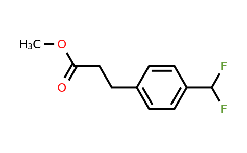 1803879-49-3 | Methyl (4-(difluoromethyl)phenyl)propanoate