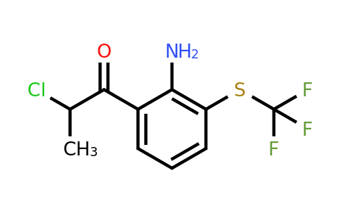 1803880-09-2 | 1-(2-Amino-3-(trifluoromethylthio)phenyl)-2-chloropropan-1-one