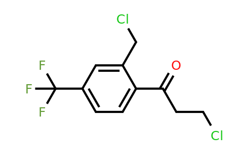 1803880-12-7 | 3-Chloro-1-(2-(chloromethyl)-4-(trifluoromethyl)phenyl)propan-1-one