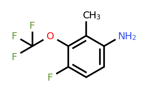 1803880-73-0 | 4-Fluoro-2-methyl-3-(trifluoromethoxy)aniline