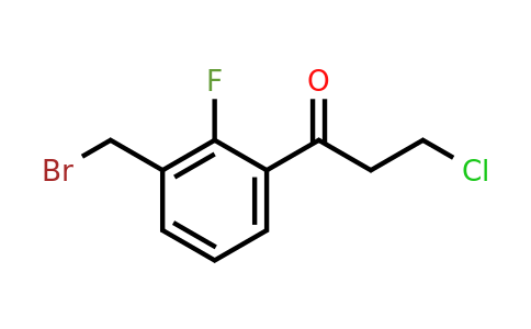 1803881-31-3 | 1-(3-(Bromomethyl)-2-fluorophenyl)-3-chloropropan-1-one