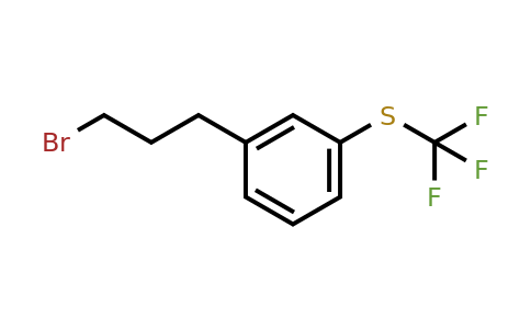 1803881-39-1 | 3-(3-Bromopropyl)(trifluoromethylthio)benzene