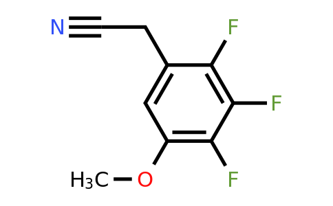 1803882-89-4 | 5-Methoxy-2,3,4-trifluorophenylacetonitrile