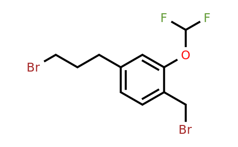 1803885-09-7 | 4-(3-Bromopropyl)-2-(difluoromethoxy)benzylbromide