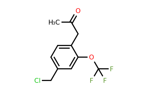 1803886-38-5 | 1-(4-(Chloromethyl)-2-(trifluoromethoxy)phenyl)propan-2-one