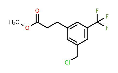 1803886-98-7 | Methyl 3-(3-(chloromethyl)-5-(trifluoromethyl)phenyl)propanoate