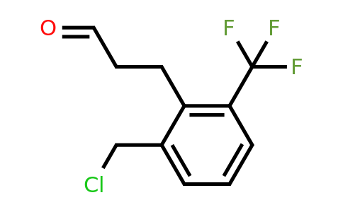 1803887-19-5 | 3-(2-(Chloromethyl)-6-(trifluoromethyl)phenyl)propanal