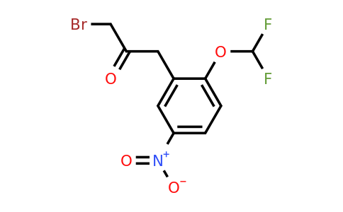 1803887-65-1 | 1-Bromo-3-(2-(difluoromethoxy)-5-nitrophenyl)propan-2-one